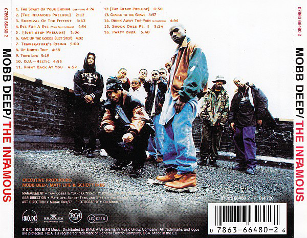 The Infamous by Mobb Deep (CD 1995 RCA) in New York City | Rap